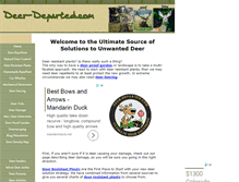 Tablet Screenshot of deer-departed.com